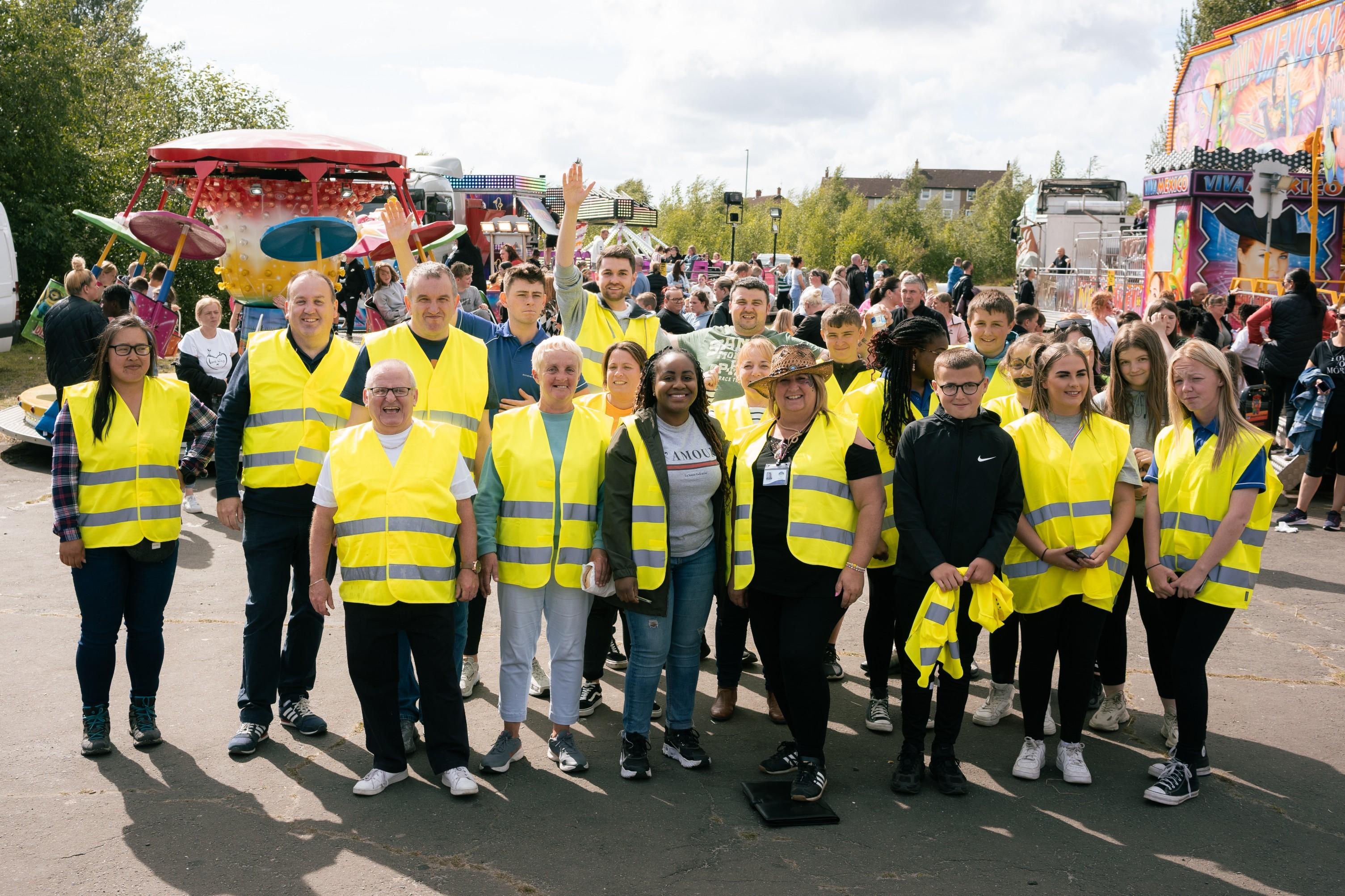 staff at gala day